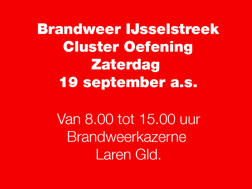 Cluster-oefening 19 september 2015