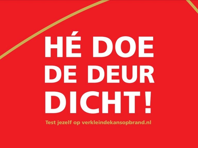 Hé doe de deur dicht!